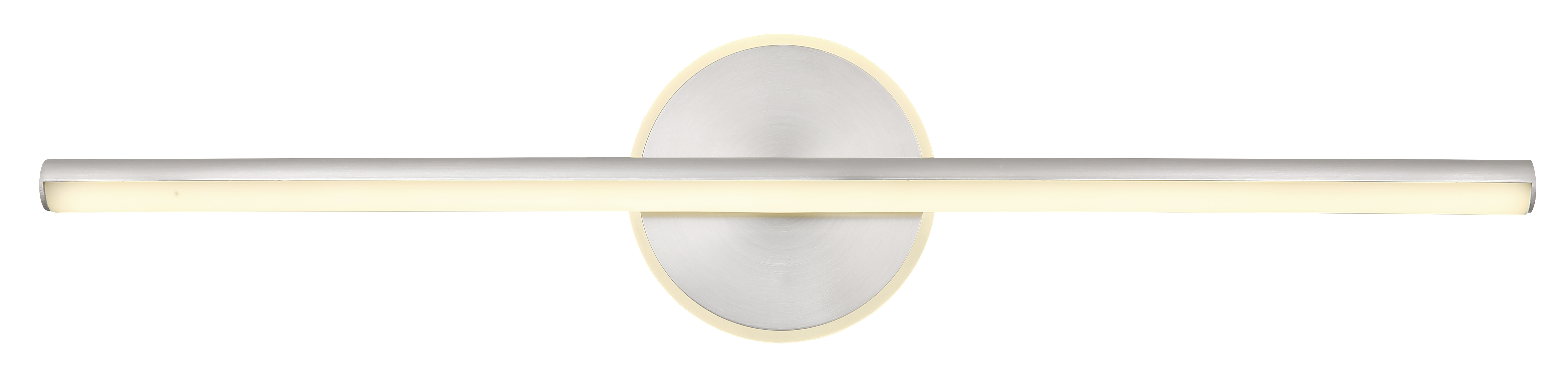 LED-Wandleuchte Pepe Typ A Acrylglas / Eisen Silber
