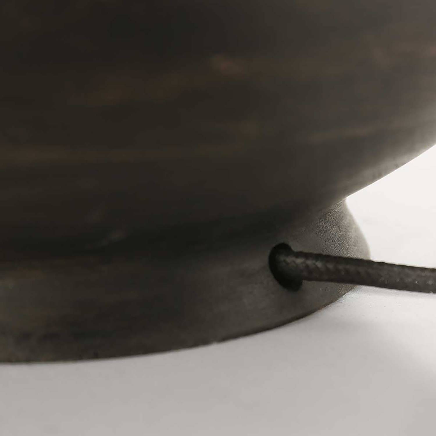 Tischleuchte Bois Typ A Aluminium / Eiche Teilmassiv