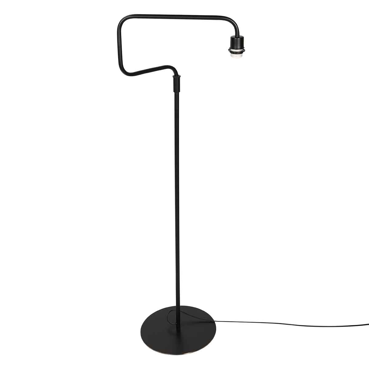 Bogenleuchte Bloeba Typ A Schwarz Aluminium 35 x 165 x 66 cm