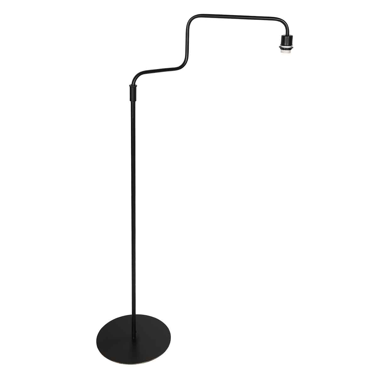 Bogenleuchte Bloeba Typ A Schwarz Aluminium 35 x 165 x 66 cm