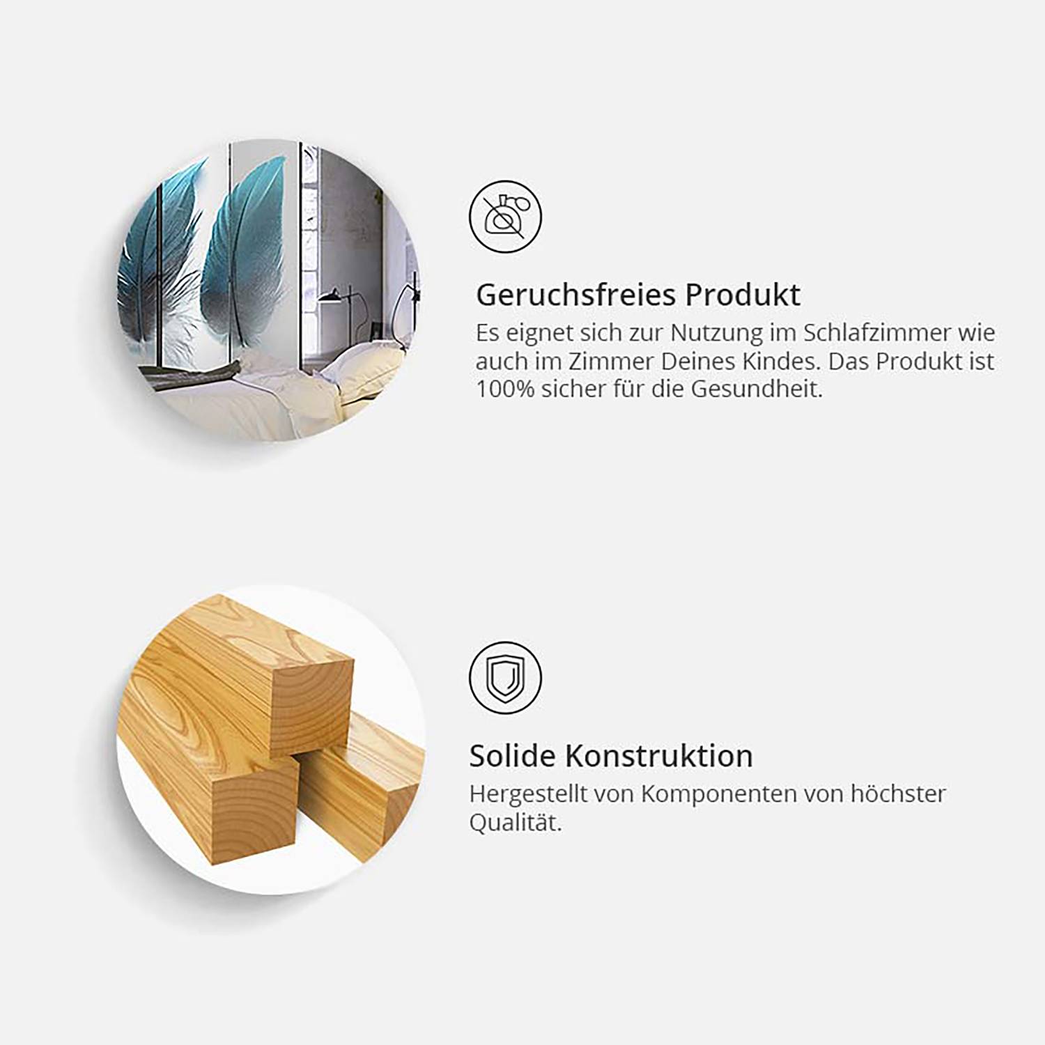 Paravent Amazonian Wall Vlies Braun 3-teilig
