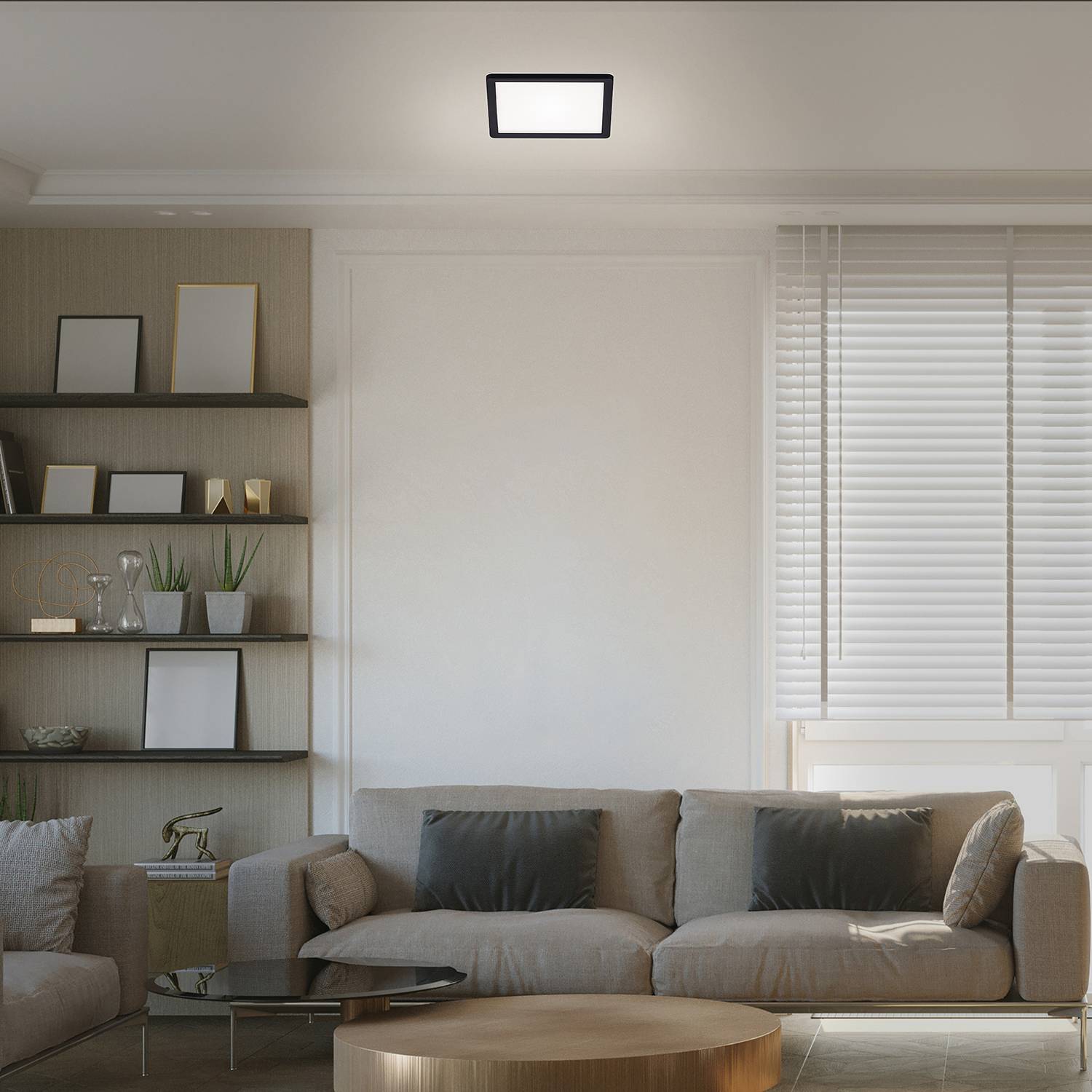 LED-Deckenleuchte Slim XIV Polycarbonat 1-flammig