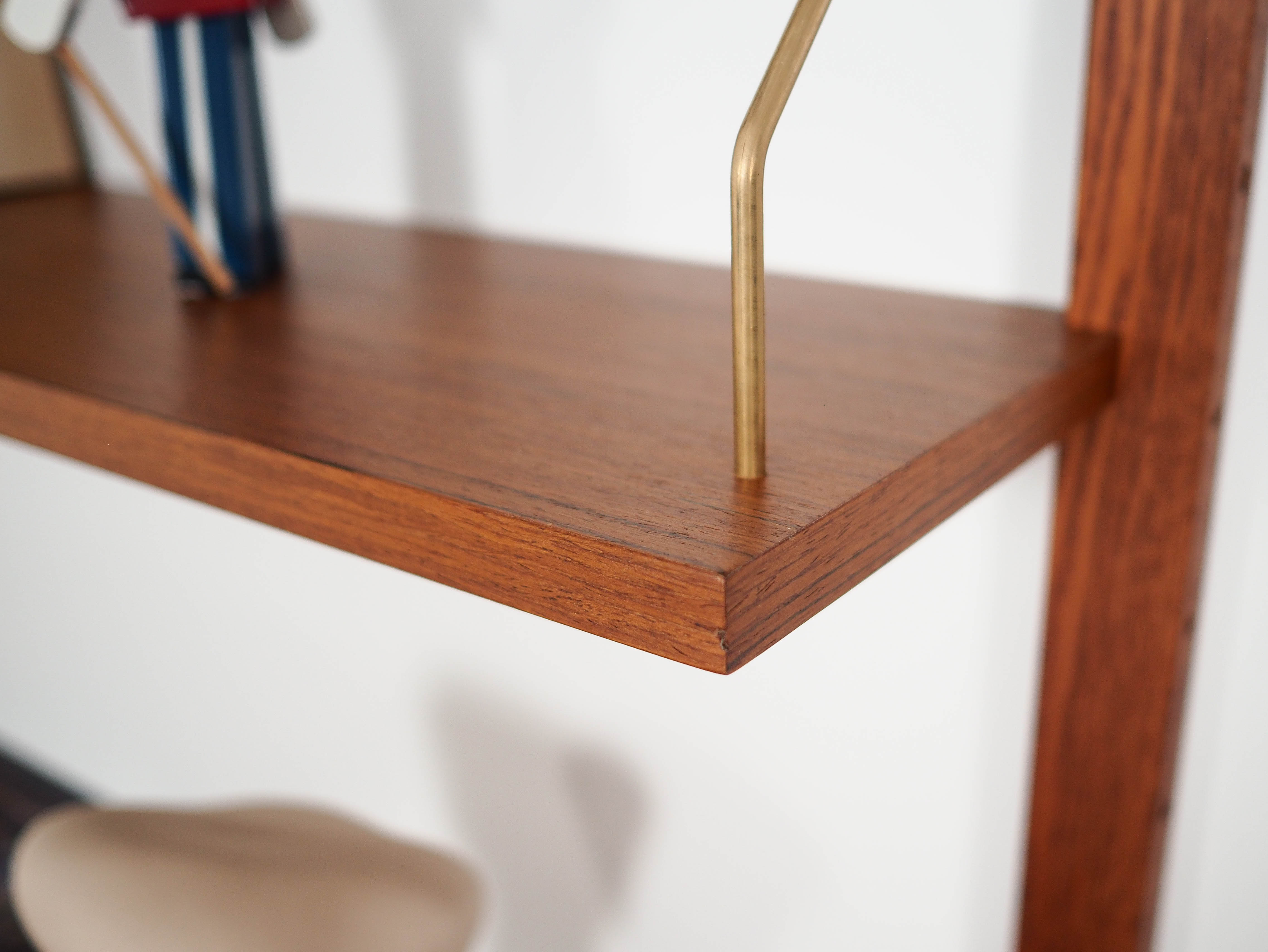 Modulares Bücherregal aus Teakholz PS System 1960er Jahre