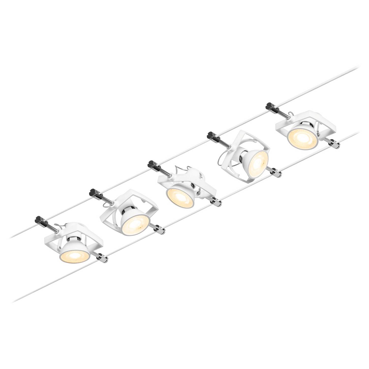 LED-Deckenleuchte Mac Aluminium / Polycarbonat