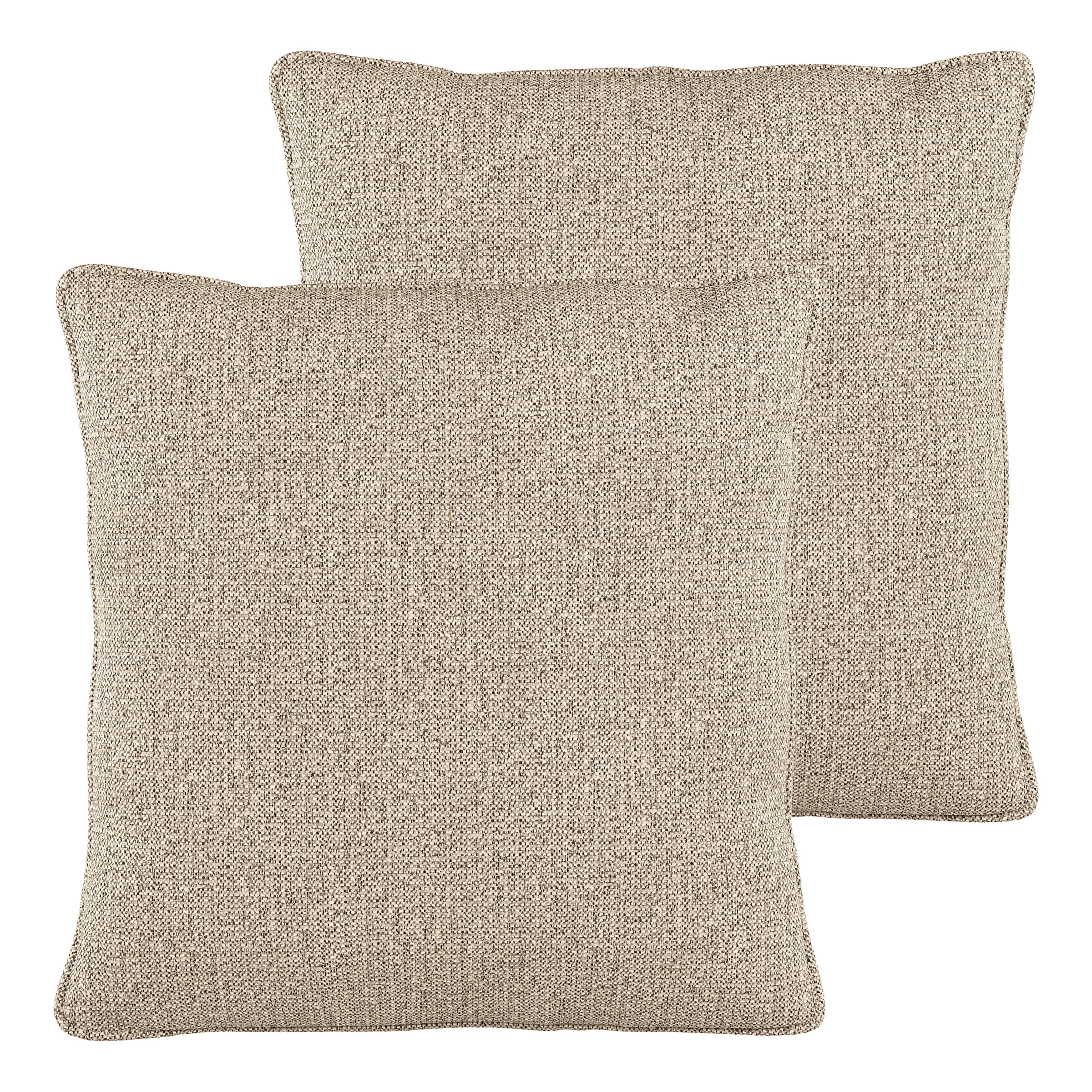 XL-Loungekissen HUDSON 2er-Set Webstoff Amaris: Beige