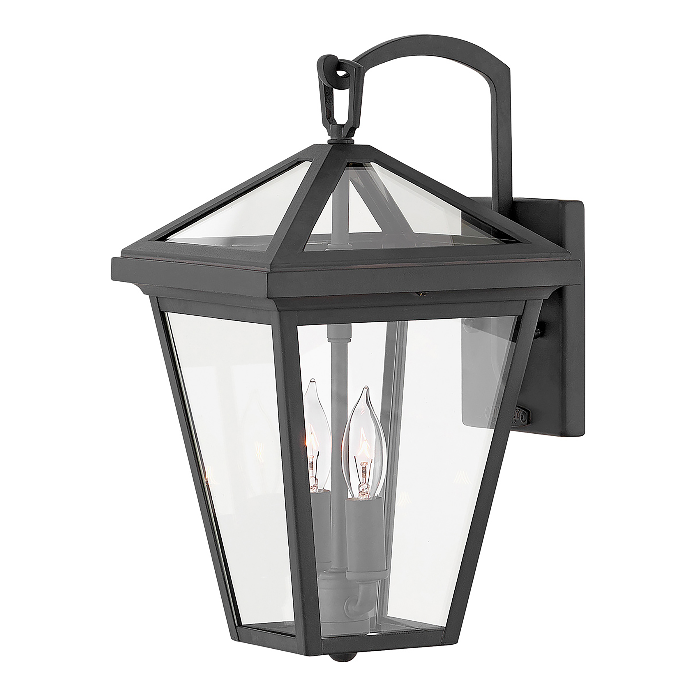 Wandleuchte Alford Place Typ B Aluminium / Klarglas