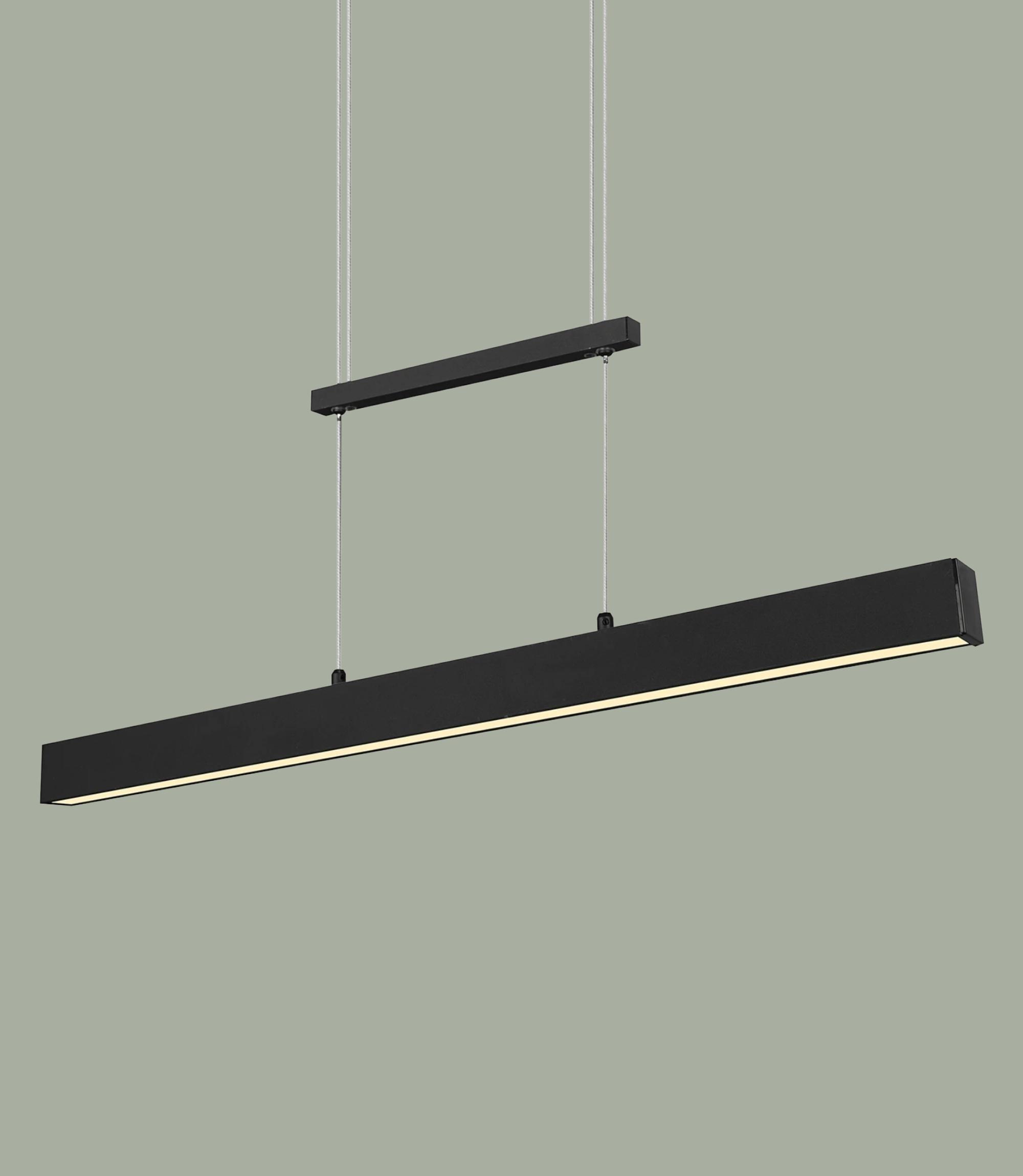 LED Minimalistische Pendelleuchte Schwarz