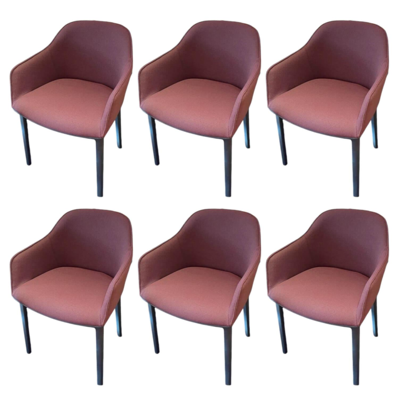 Vitra Credo Bitter Chocolate Armlehnstuhl Softshell