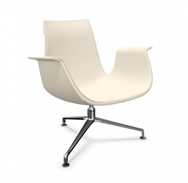 Walter Knoll Schalensessel FK 6729 Kunststoff Weiß