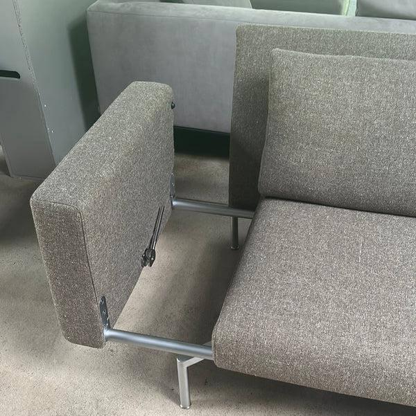 Walter Knoll Sofa Jason 390-25 FLFR Limestone Velourmatt