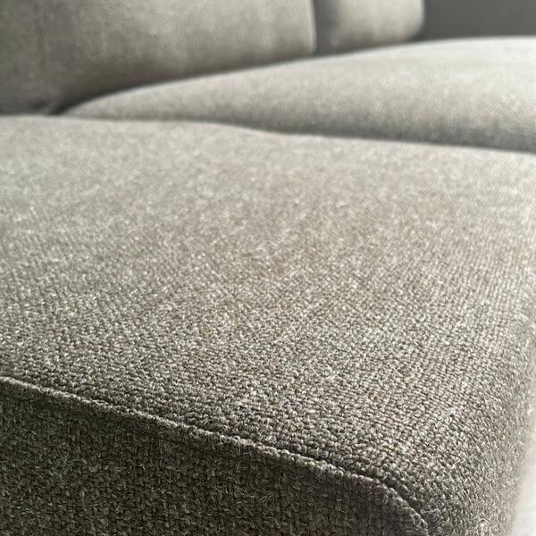 Walter Knoll Sofa Jason 390-25 FLFR Limestone Velourmatt
