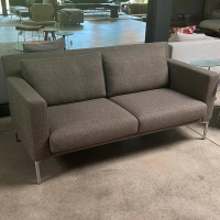 Walter Knoll Sofa Jason 390-25 FLFR Limestone Velourmatt