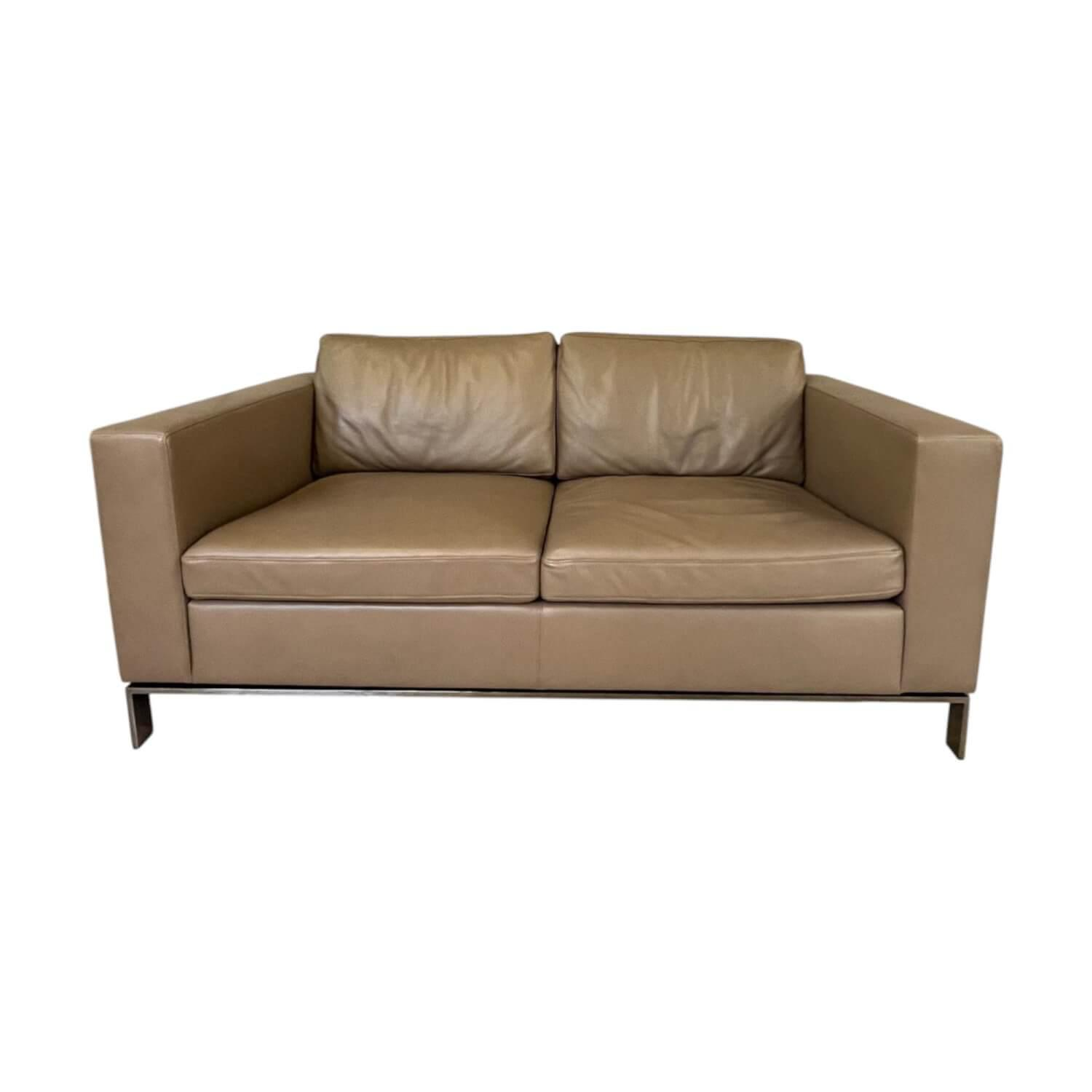 Walter Knoll Sofa Foster 503 20 Leder Elen Fango Braun