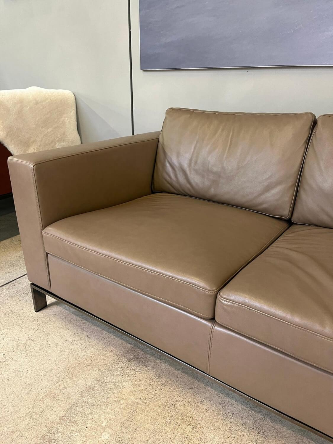 Walter Knoll Sofa Foster 503 20 Leder Elen Fango Braun