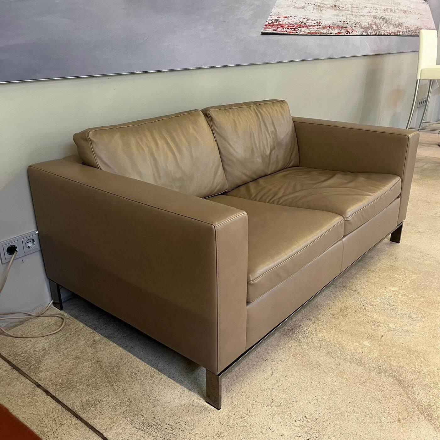 Walter Knoll Sofa Foster 503 20 Leder Elen Fango Braun