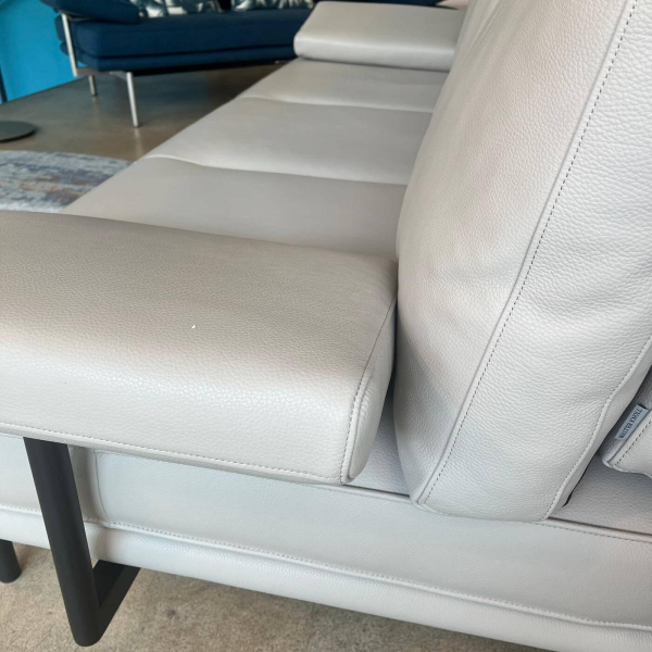 Walter Knoll Sofa Living Platform 400 FLFR Leather Stone