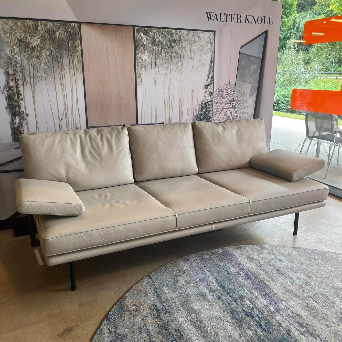 Walter Knoll Sofa Living Platform 400 FLFR Leather Stone