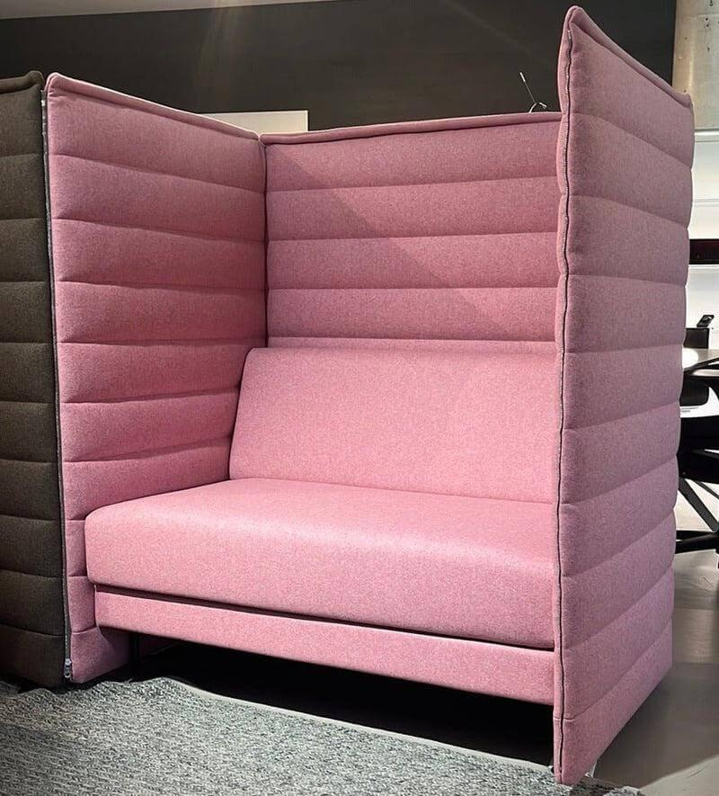 Vitra Sofa Alcove Plus Love Seat Stoff Cosy 2 Zartrosa