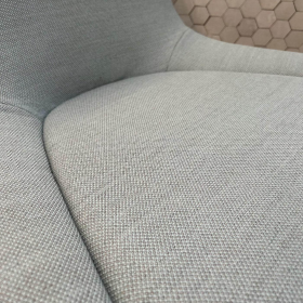 Walter Knoll Sheru 346 Chair Stoff Blue Grey Metal Black