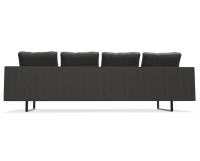 Walter Knoll Sofa Prime Time 490-30 Stoff Bogar Schwarz