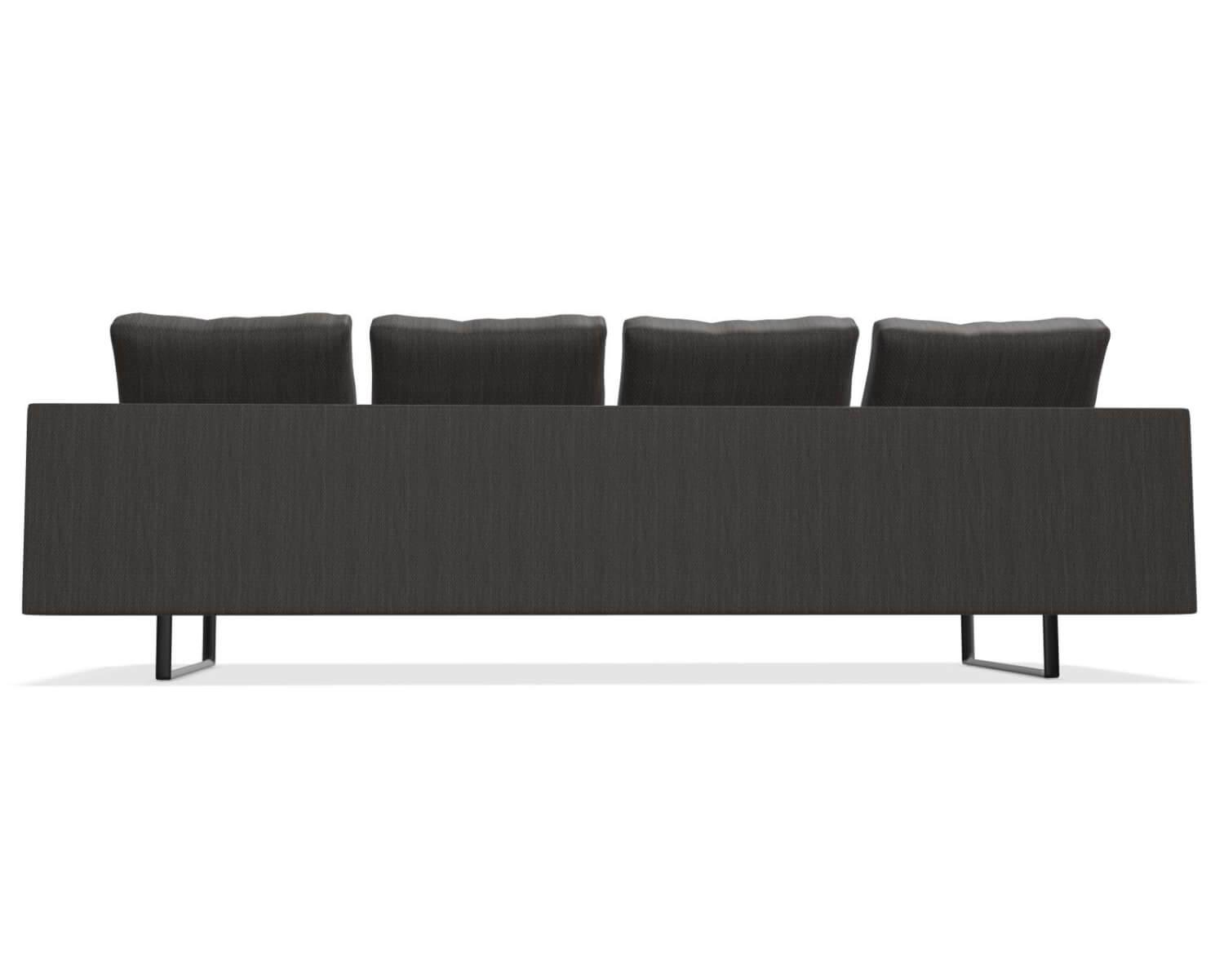 Walter Knoll Sofa Prime Time 490-30 Stoff Bogar Schwarz