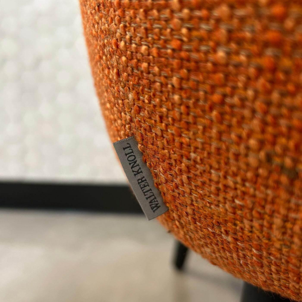 Walter Knoll Sessel 375 10 Stoff Lucia 7687 Orange Eiche