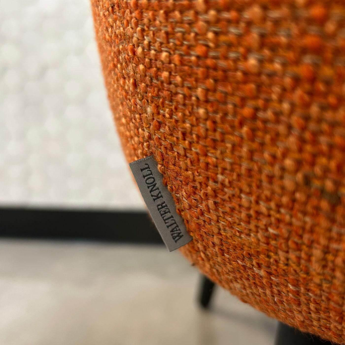 Walter Knoll Sessel 375 10 Stoff Lucia 7687 Orange Eiche