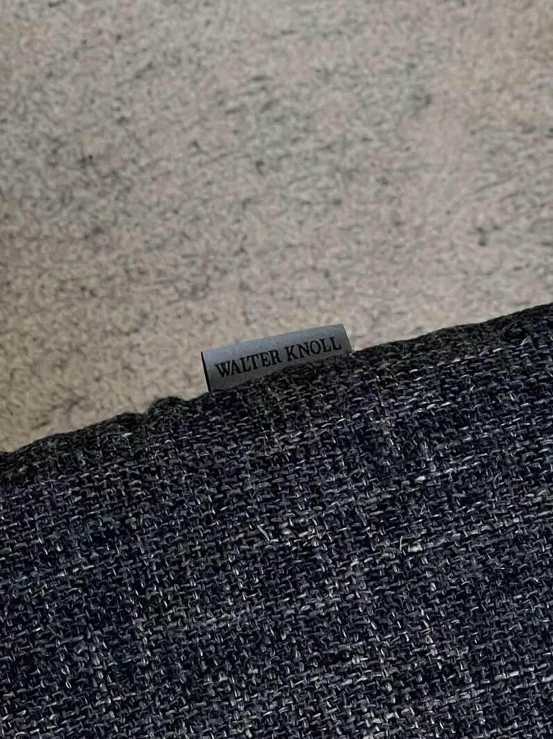 Walter Knoll Armchair Healey Soft 184-10+184-H1 Dark Grey