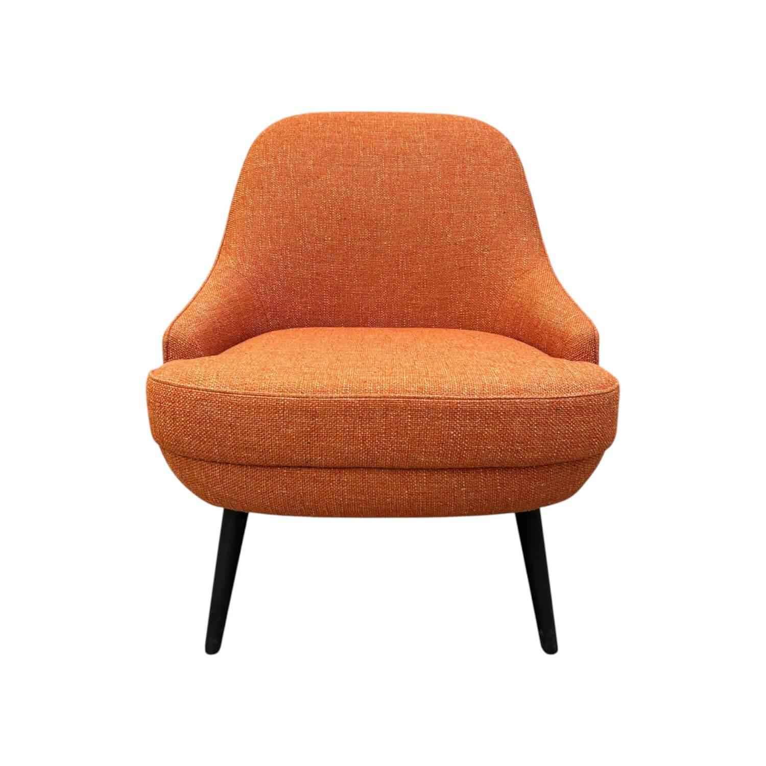 Walter Knoll Sessel 375 10 Stoff Lucia 7687 Orange Eiche