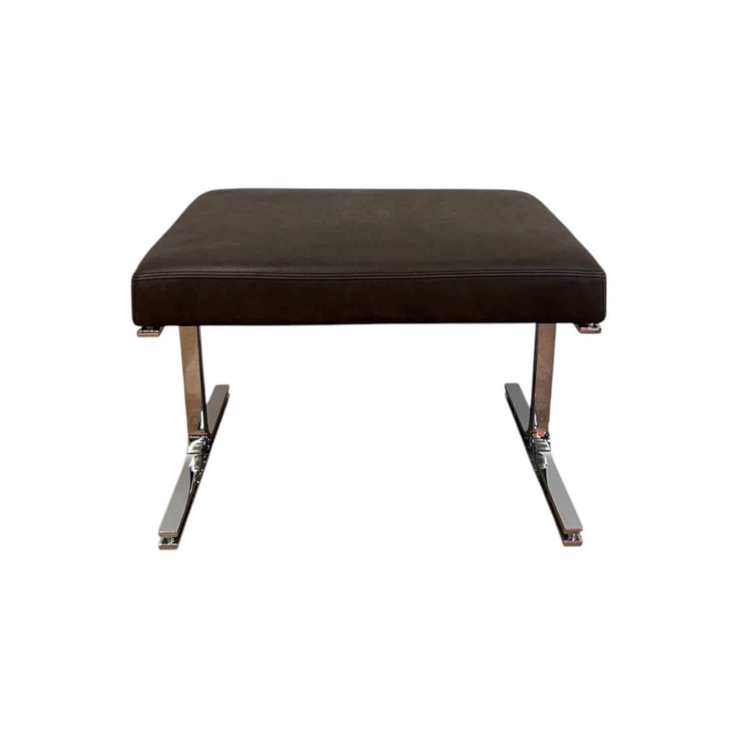 Hocker Berlin Chair Leder Vintage 65 1410 Cigar Schwarz