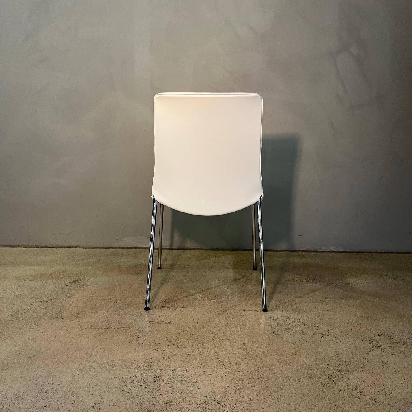 Walter Knoll Stuhl Liz 1311 Leder Ascot White Weiß