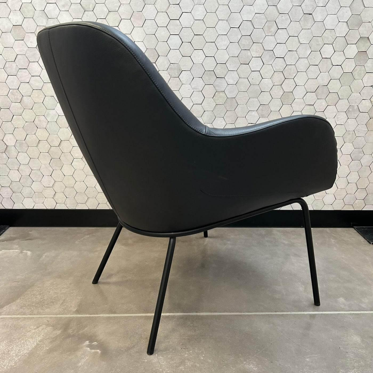 Walter Knoll Sessel Sheru 326 10 Leder Congress 251 Schwarz