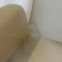 Walter Knoll Liz 1314 Armchair, Beige Leather, Bronze Frame