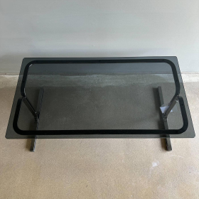 Walter Knoll Schreibtisch Berlin Tisch Rauchglas Schwarz