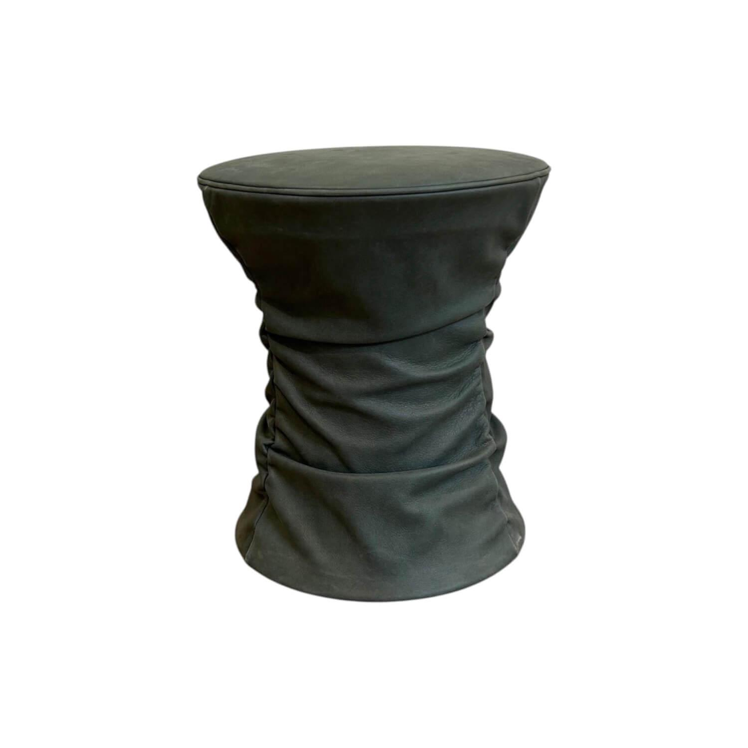 Stool Bellows 222 H1 Vintage Blue Gray Gas Spring