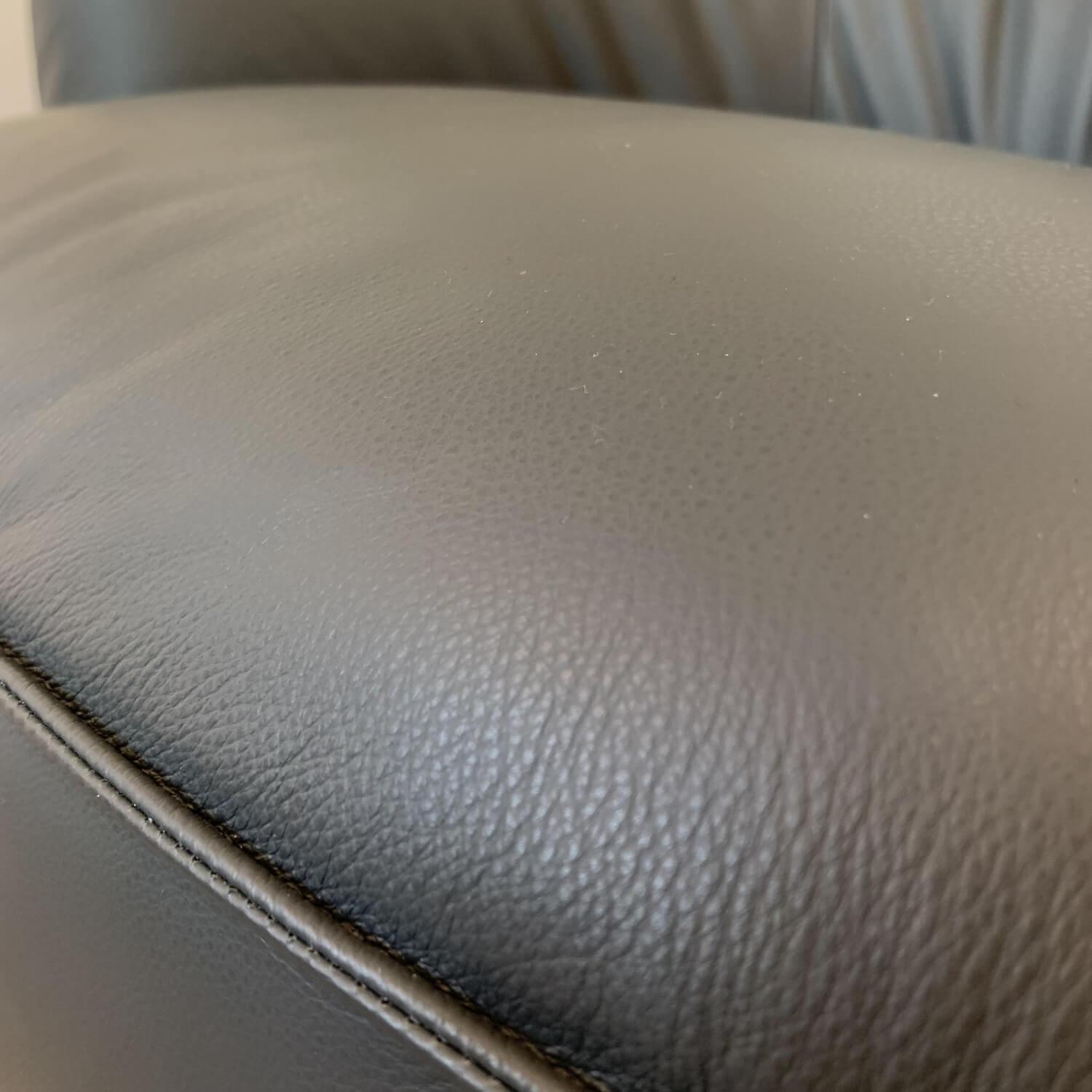 Walter Knoll Sessel Ishino 195-10 Leder Basalt Grau