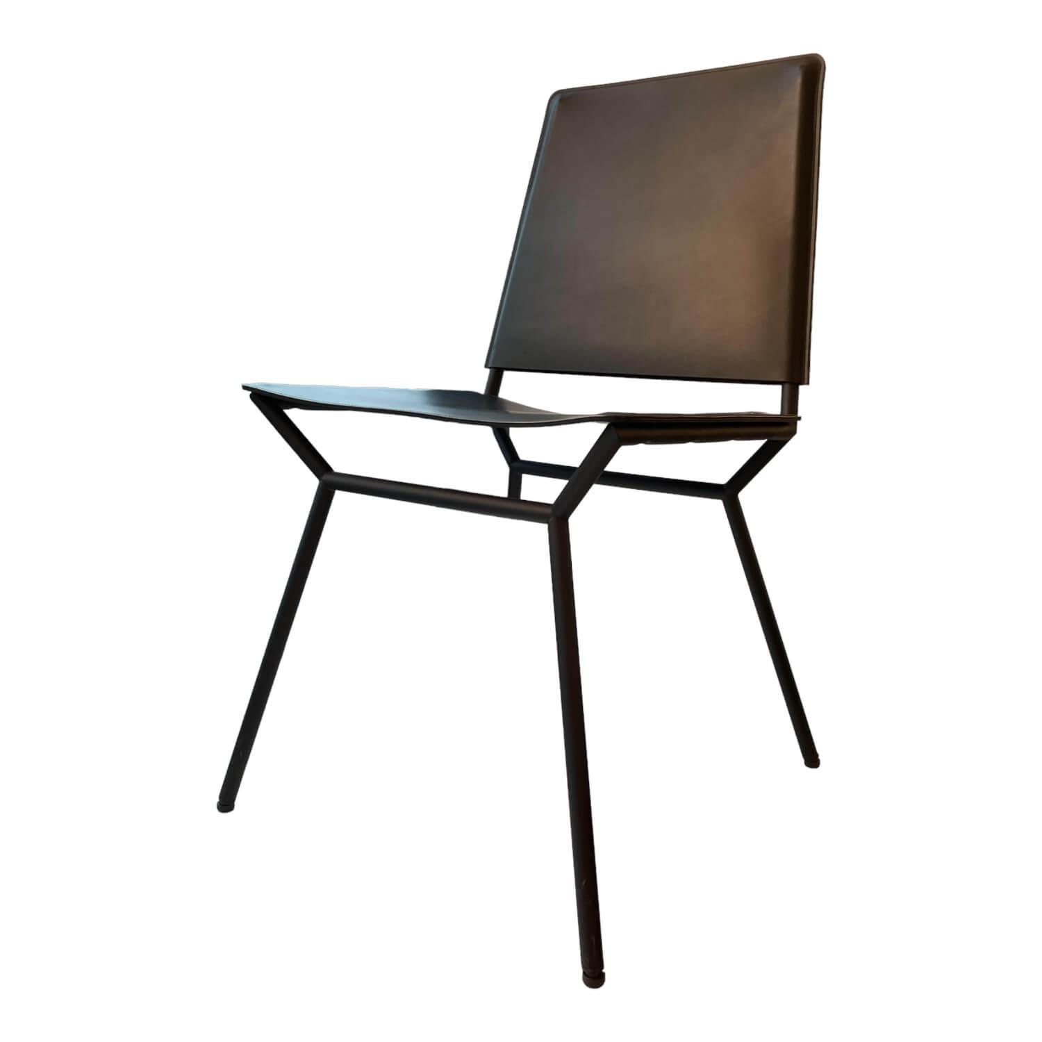 Walter Knoll Stuhl Aisuu 1220 Bezug Sattel Schwarz Metall