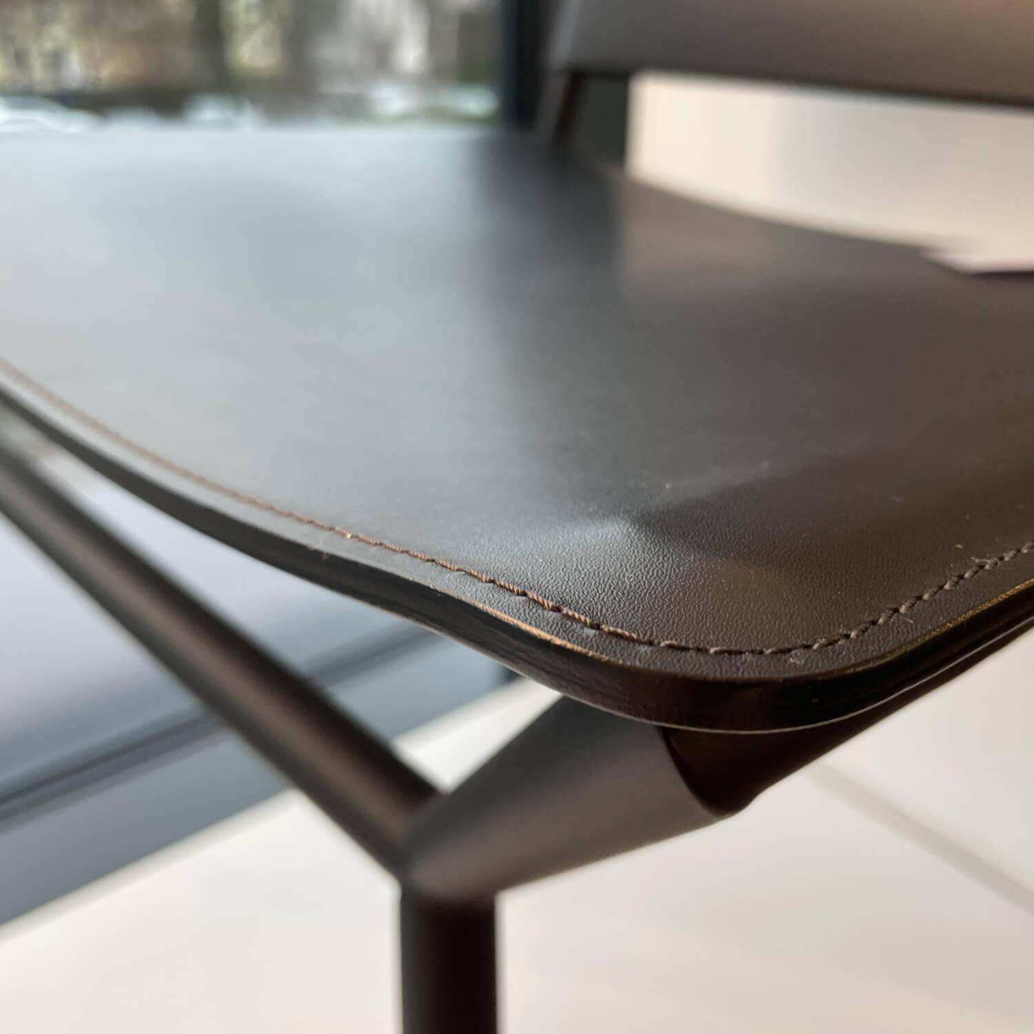 Walter Knoll Stuhl Aisuu 1220 Bezug Sattel Schwarz Metall