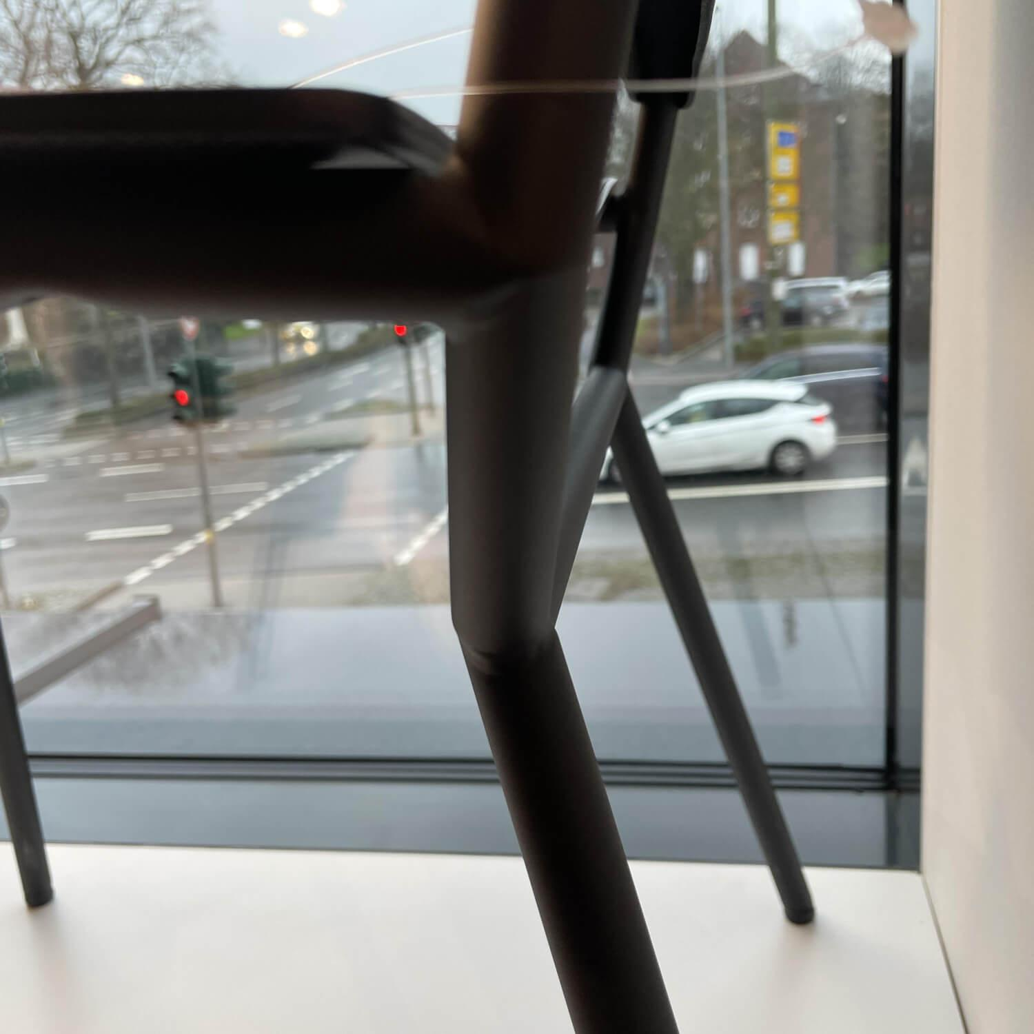 Walter Knoll Stuhl Aisuu 1220 Bezug Sattel Schwarz Metall