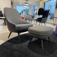 Walter Knoll Sessel 375/376 Grau