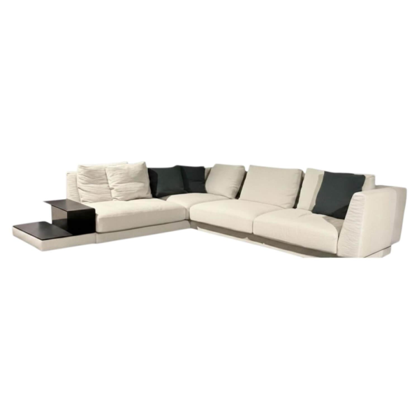 Walter Knoll Grand Suite Fabric Cream Tray Leather