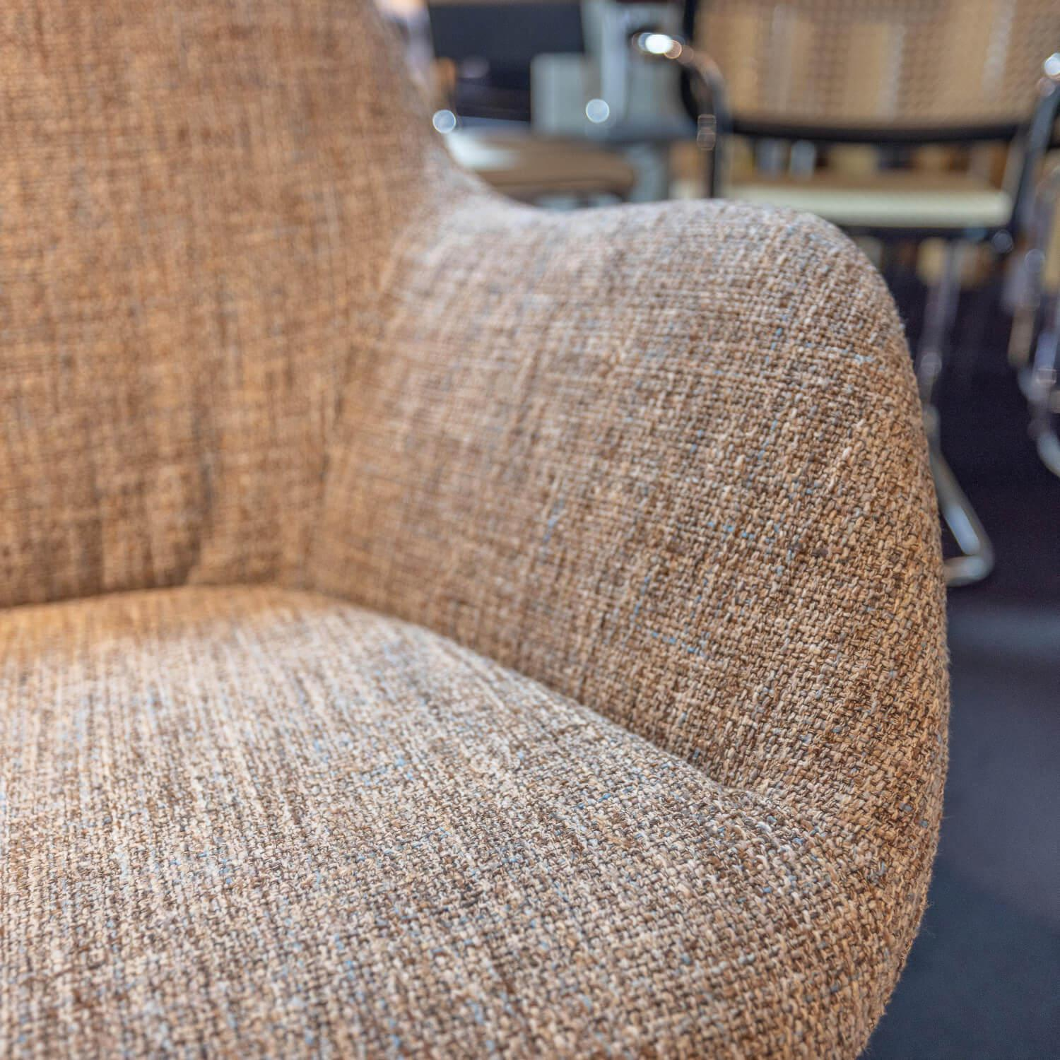 Walter Knoll Sheru Armchair Grey Fabric Oak