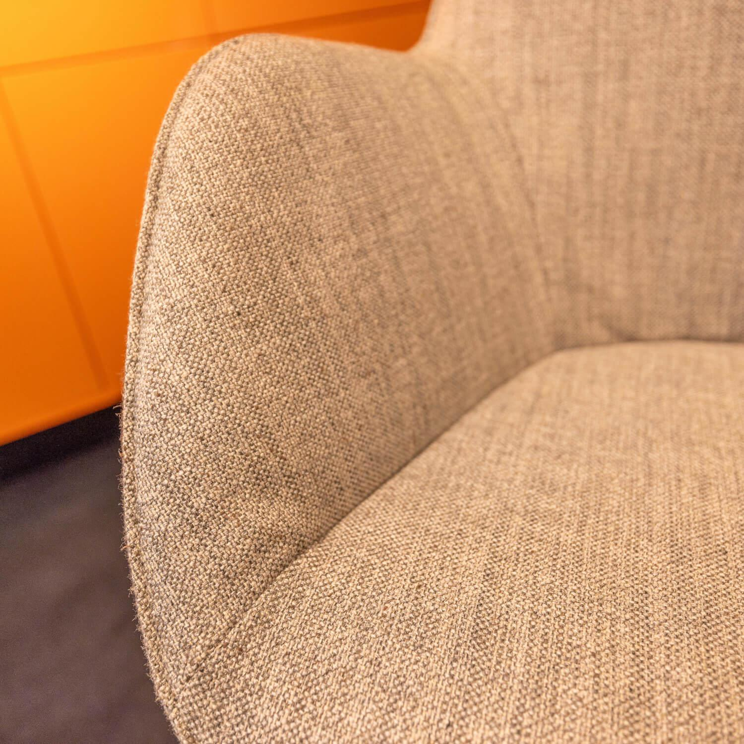Walter Knoll Sheru Armchair Fabric Pebble Gray