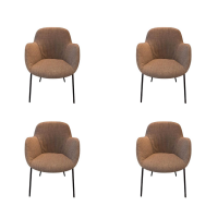 Walter Knoll Sheru Armchair Fabric Pebble Gray