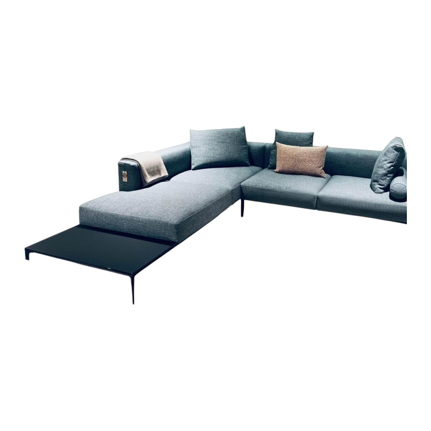Walter Knoll Jaan Living Stoffecksofa Gaia 7886 Grau