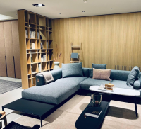 Walter Knoll Jaan Living Stoffecksofa Gaia 7886 Grau