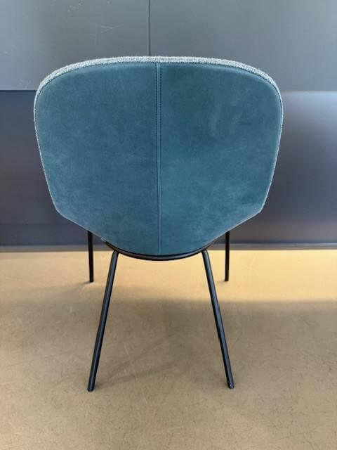 Walter Knoll Sheru Stoffstuhl Blauer Turmalin 6er Set