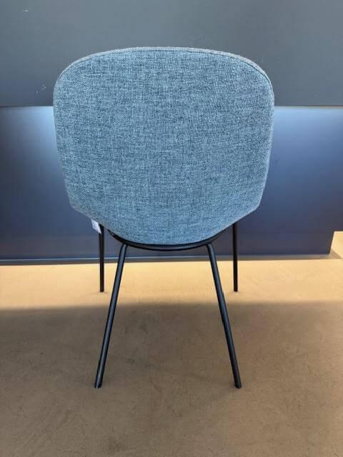 Walter Knoll Sheru Stoffstuhl Blauer Turmalin 6er Set