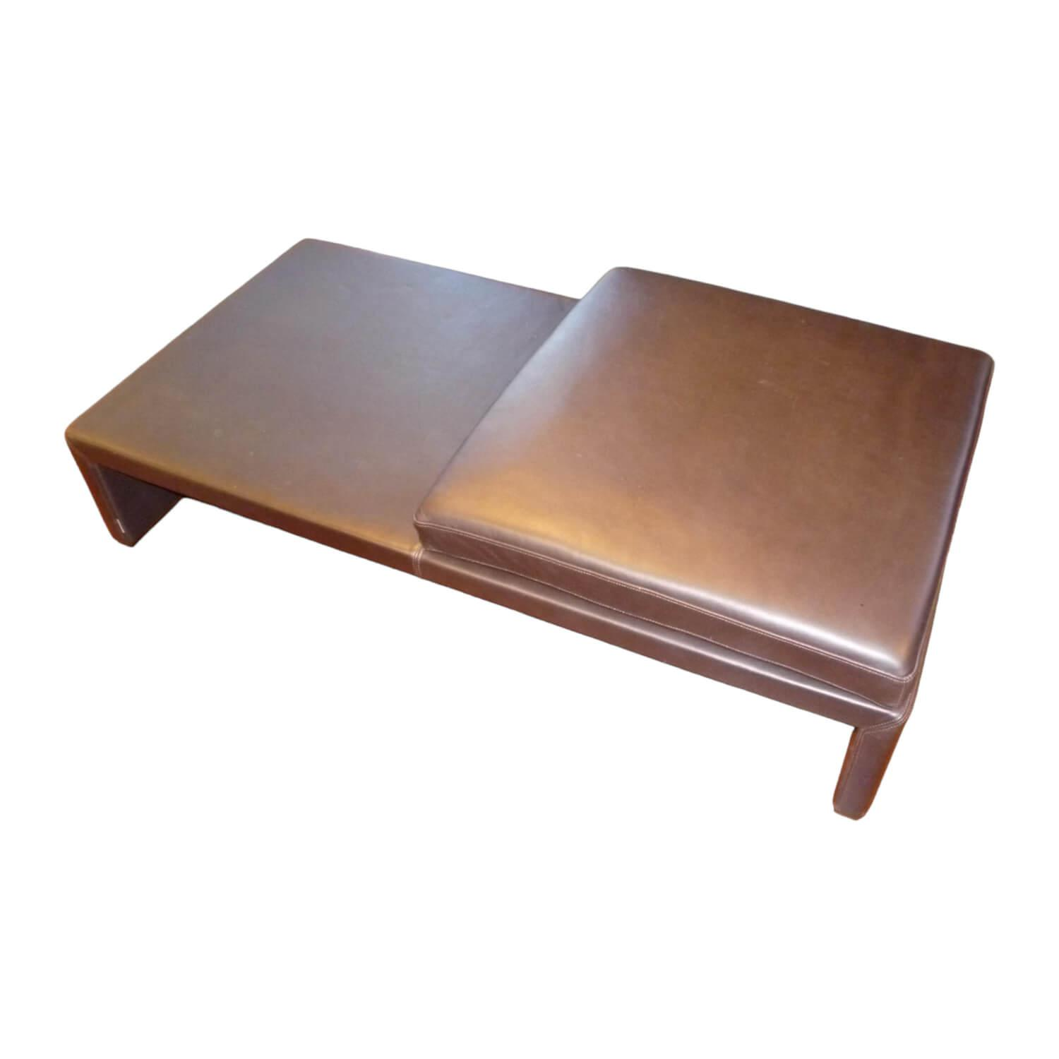 Walter Knoll Zusammen 295-H1 Ledertisch Dunkelbraun