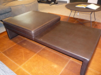 Walter Knoll Zusammen 295-H1 Ledertisch Dunkelbraun